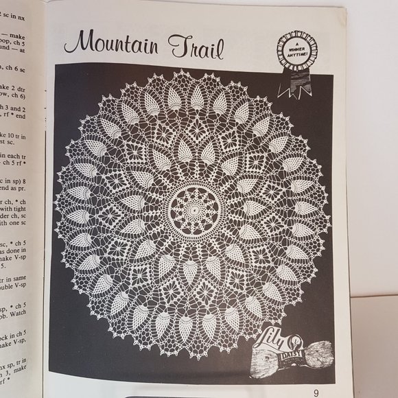 Vintage 1970s Crochet Pattern Book of Originals by Elizabeth Hiddleson Vol 38 - Picture 9 of 13